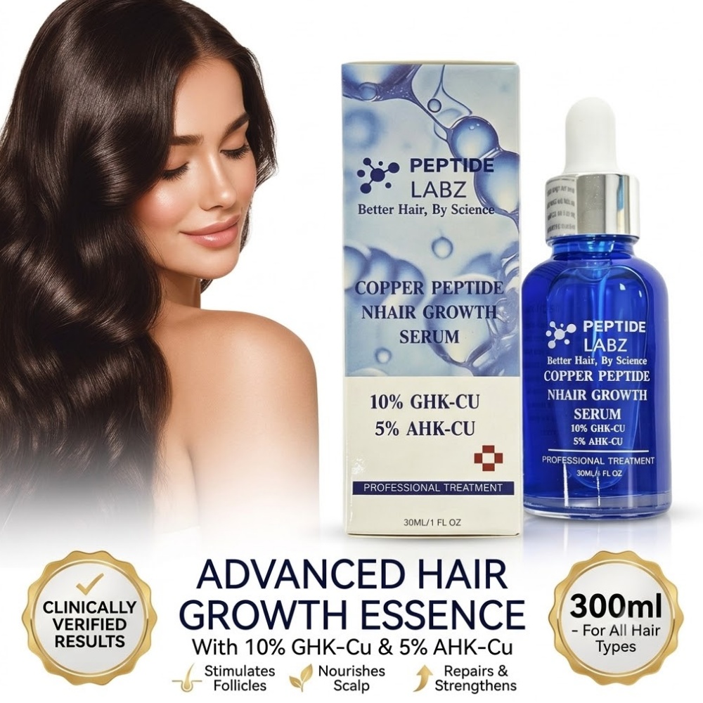Peptide Complex Serum - Haarwuchs-Essenz Kupferpeptid GHK Cu Anti-Haarausfall-Behandlung Reparatur