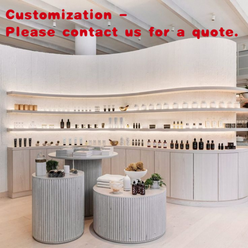 Luxury Skincare Retailers - benutzerdefinierte.Luxury Beauty Store Innenarchitektur Maßgeschneidertes exklusives