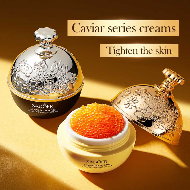 Luxury Skincare Moisturizer - Luxuriöse Kaviar-Essenz-Creme zur Entfernung von Falten,
