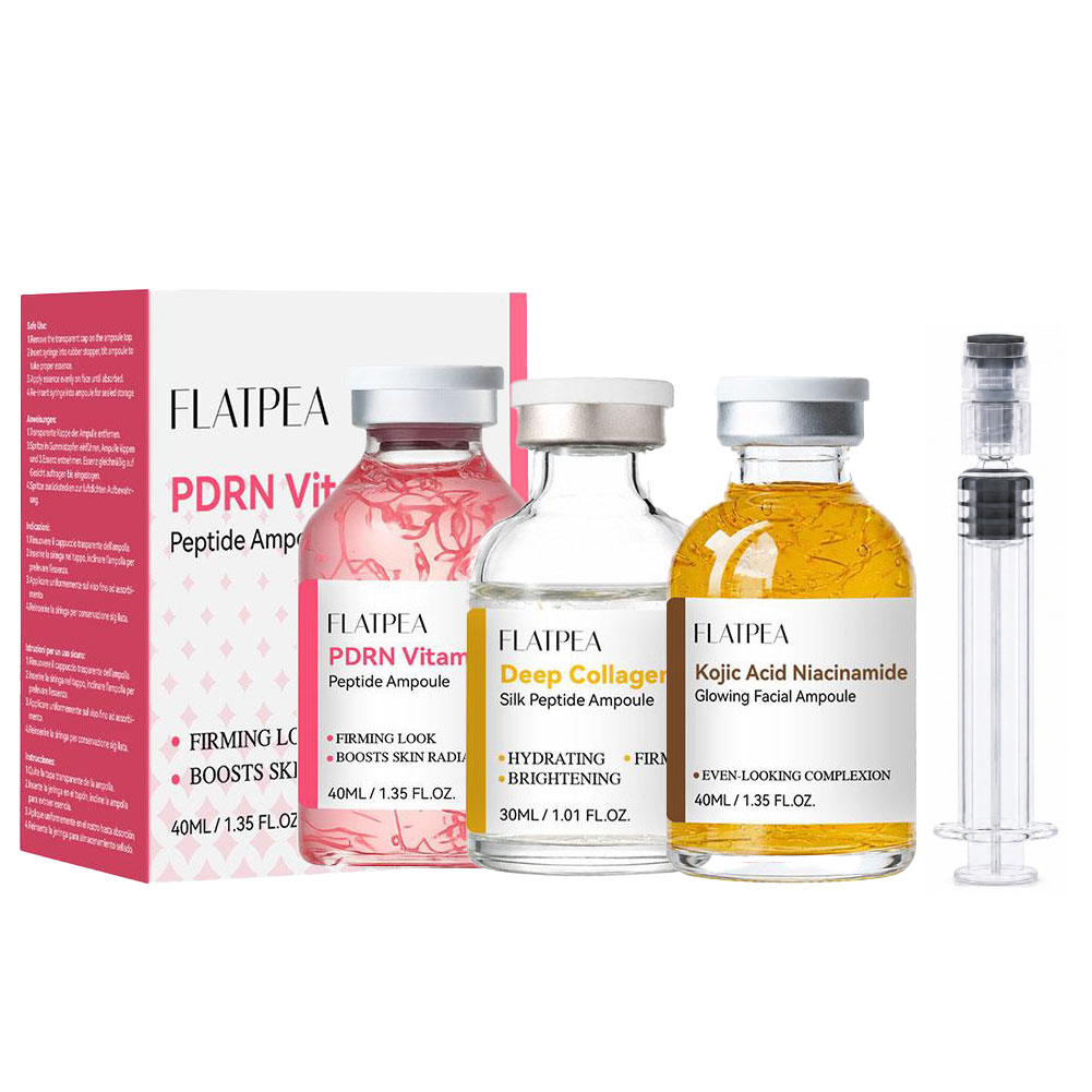 Peptide Complex Serum - PDRN Vitamin-Seidenpeptid-Ampulle Gesichtsserum 30ml, Aufhellendes Feuchtigkeitsspendendes