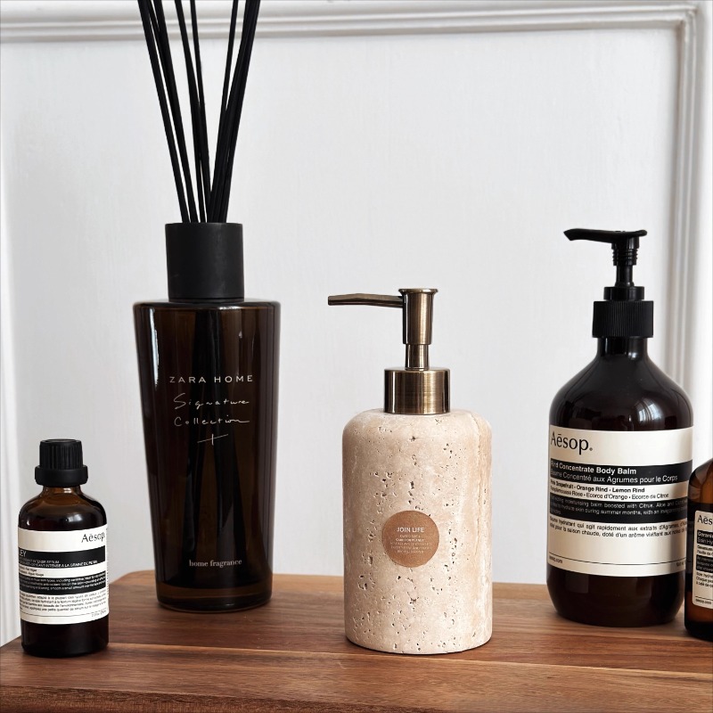Lotionspender aus Naturstein,  – Luxury Skincare Bottles Bewertung und Preis