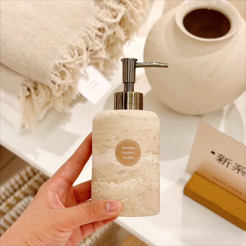 Lotionspender aus Naturstein,  – Luxury Skincare Bottles Bewertung und Preis